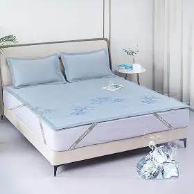 YOUR MOON California King Size Colchão refrescante para pessoas com sono quente – Capa macia e respirável com bolso profundo ajustado (20 a 40 cm) - Tecnologia de resfriamento aprimorada para um sono
