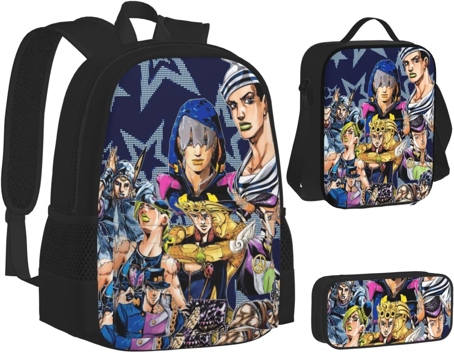 [CHAOJIMAIJIA] JOJO的奇妙冒险 保冷ランチバッグ 大容量 保冷保熱 折り畳み可能 防水 おしゃれ 男女兼用 会社