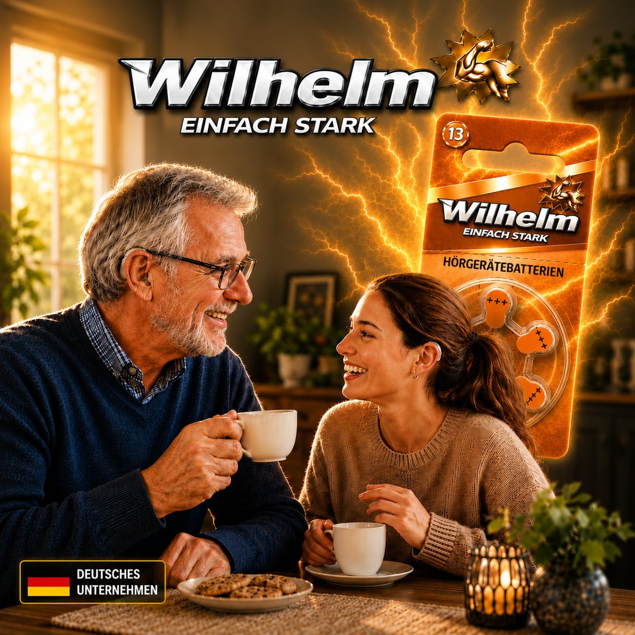 Wilhelm Hörgerätebatterien Typ 13 orange PR48 1,45 V – 240 Batterien