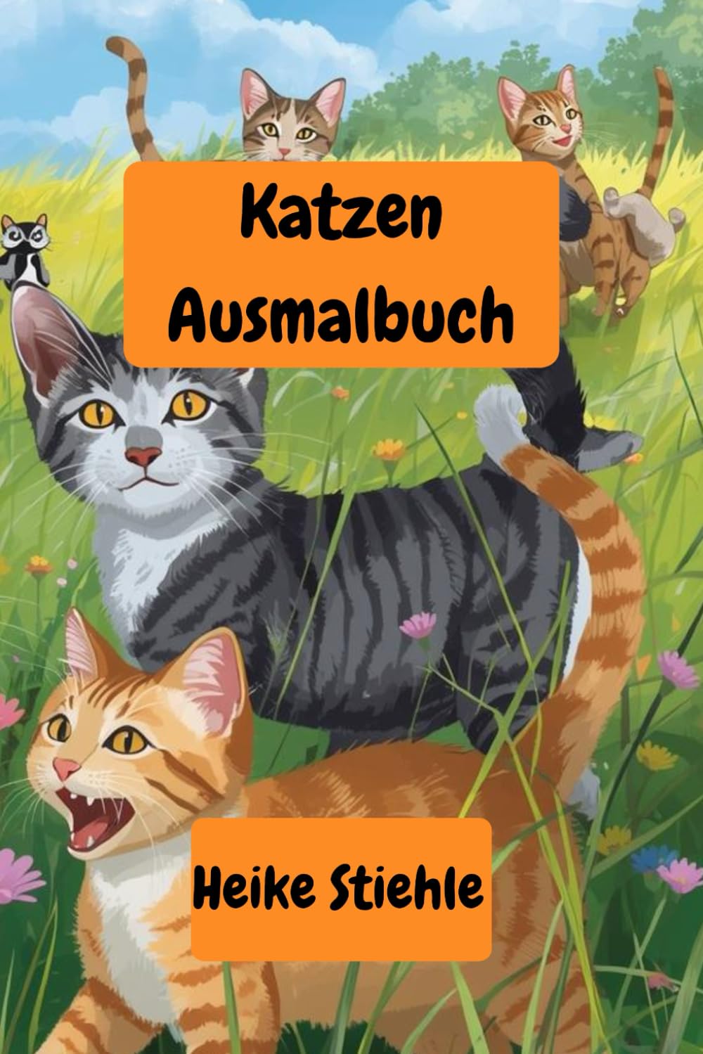 Katzen Ausmalbuch