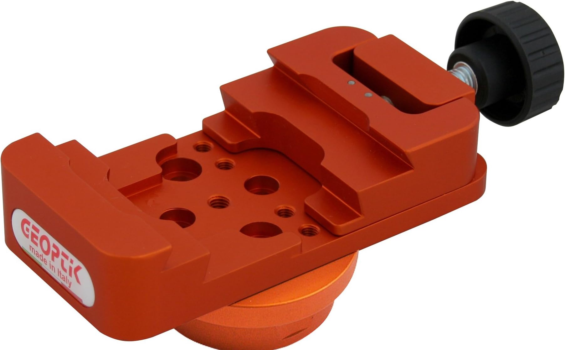 Telescope 30 a077 a Double Clamp Losmandy/Vixen with Flange for EQ5 Telescope, Orange/Black