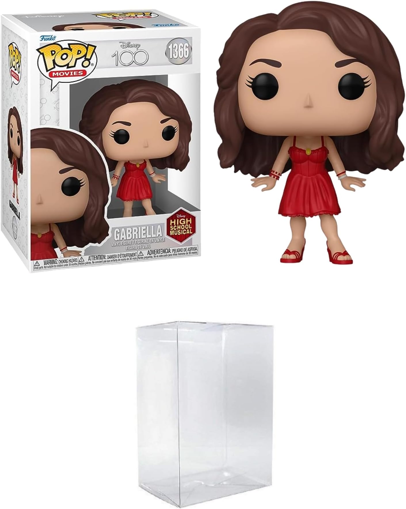 Funko Pop! Movies: Disney 100 - High School Musical Gabriella Bundled with a Byron's Attic Protector