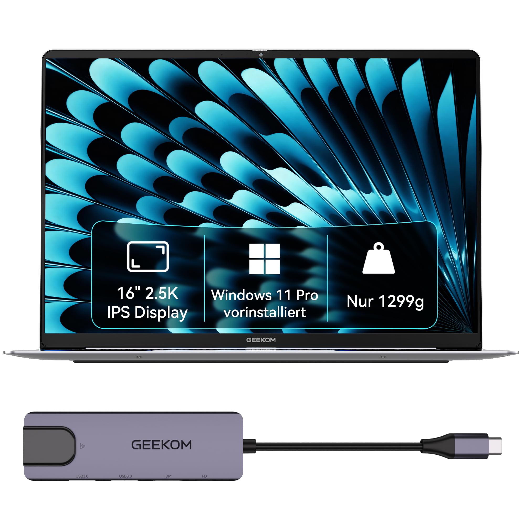 16-zoll-Display-Notebook mit Intel Core Prozessor und 32GB RAM