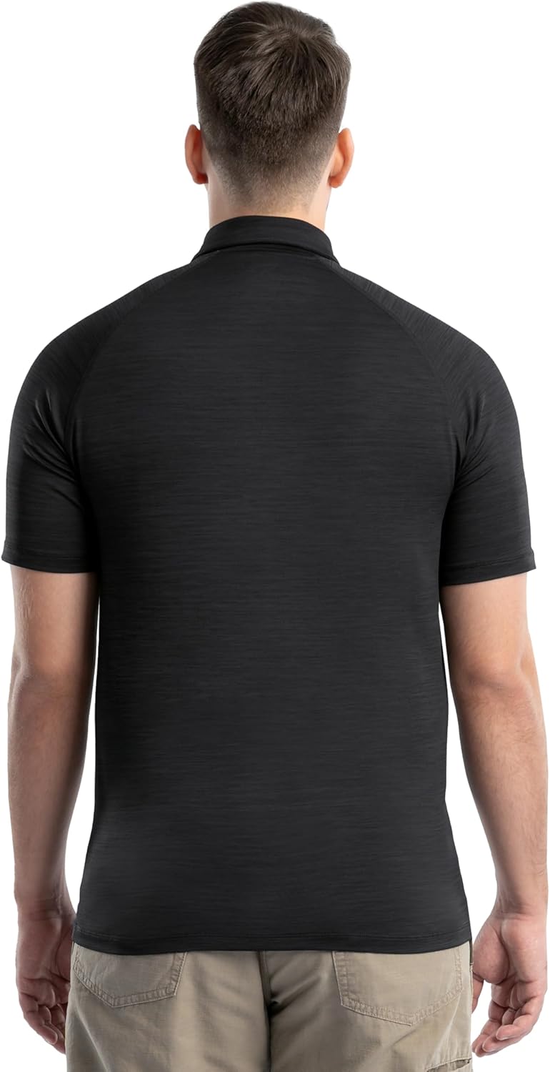 Wrangler Mens Performance Workwear Short Sleeve Polo Shirt - Image 2