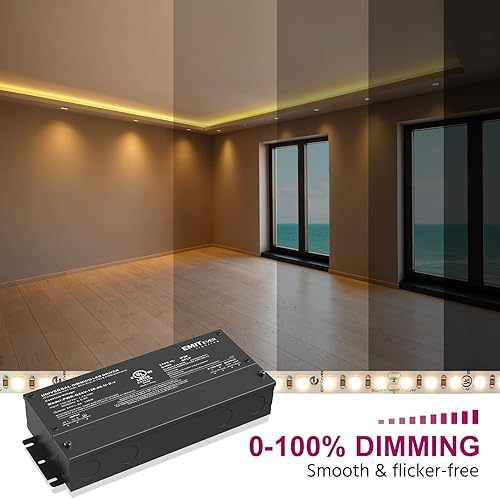 Miniatura 4 de EMITEVER Tira de luces LED de 5000 K, luz de cinta LED UL 24 V, color blanco frío, Ra 95+, IP30, 32.8 pies, 2.9 Wpies, 240 lúmenespies, 1200