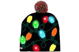 OurWarm Christmas Beanie: The Festive, Light-up Hat for the Holidays