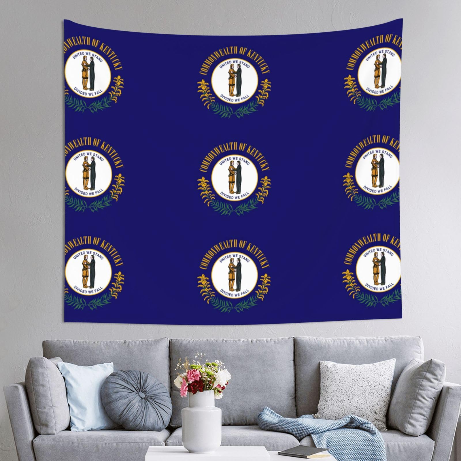 Tenture drapeau Kentucky JEJEA idee cadeau originale deco de chambre ado - 8