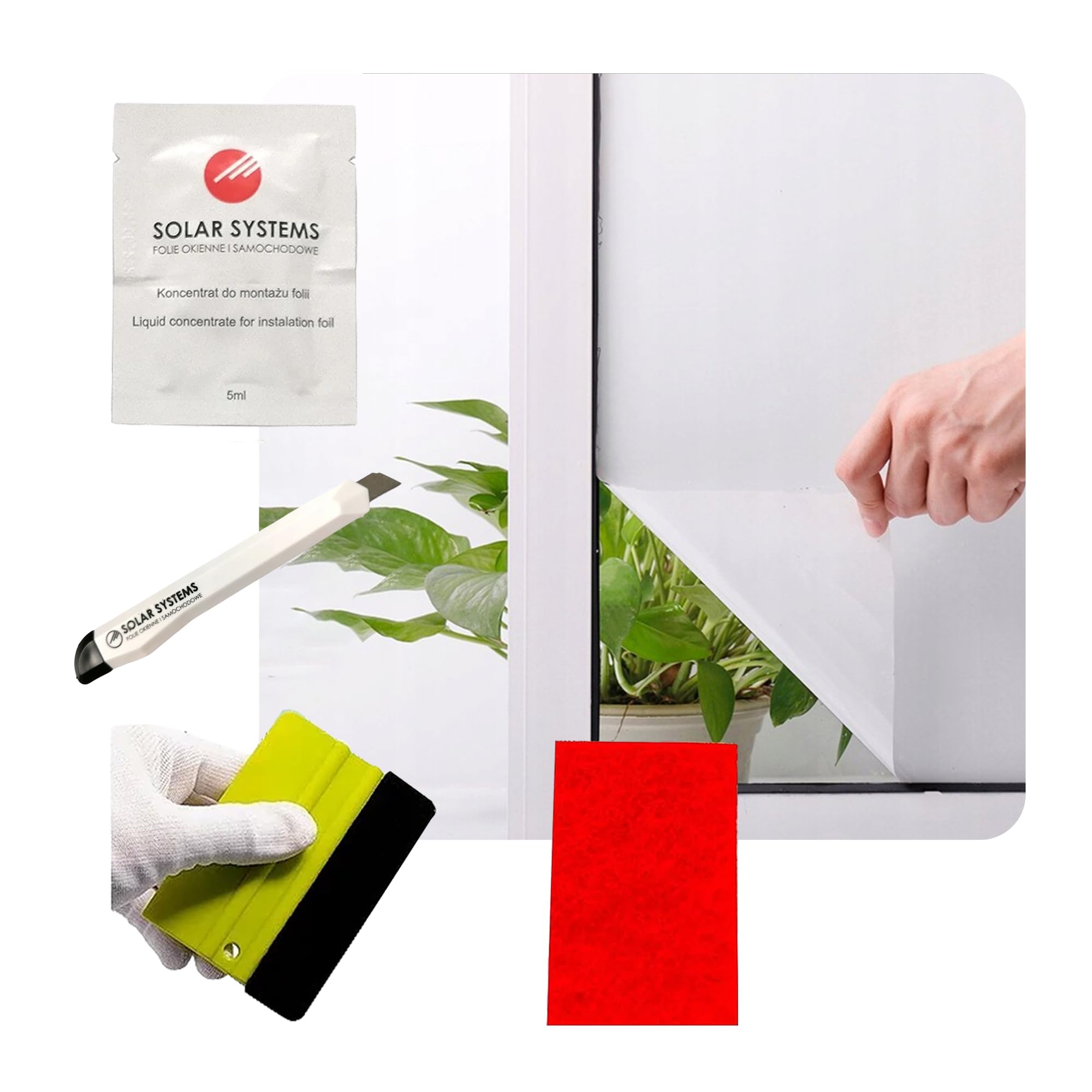 Pellicola Autoadesiva Per Finestre Opaca - 122x200 Cm, Anti-UV, Per Privacy Ufficio/Bagno - Foto 12