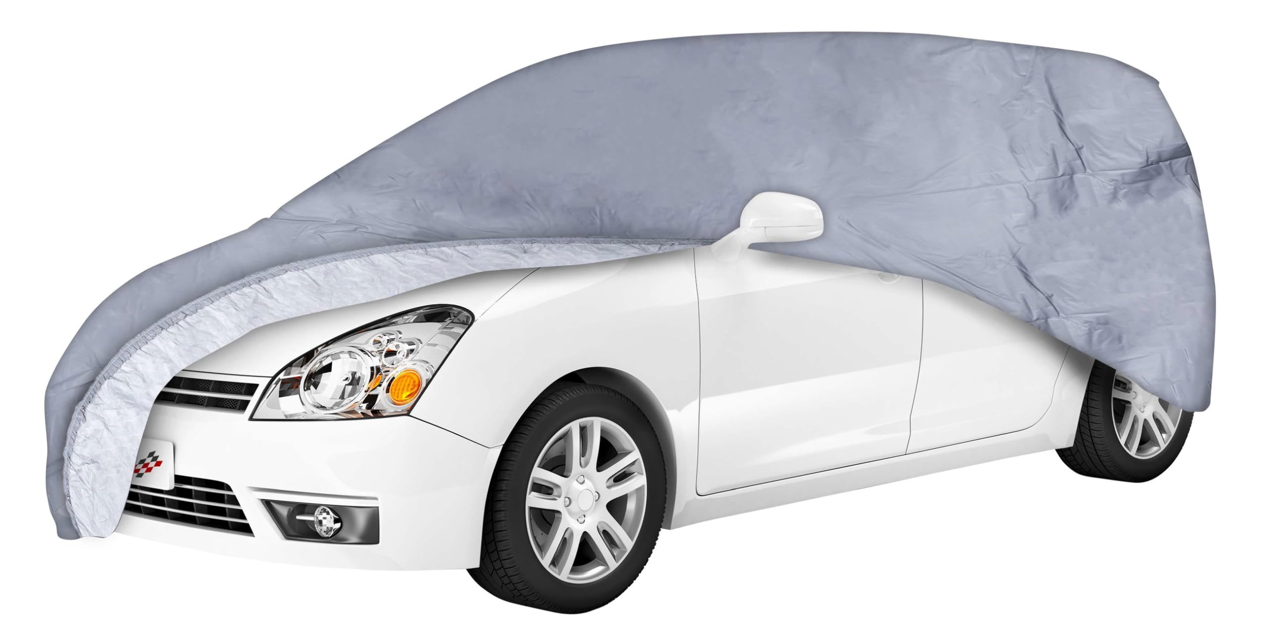 WALSER Premium Autoplane All Weather Premium, Autogarage wetterfest, Vollgarage wasserdicht, UV-Sonnenschutzplane, Autoabdeckung Größe 9 Größe 9: 4,7x1,8x1,7m (LxBxH)