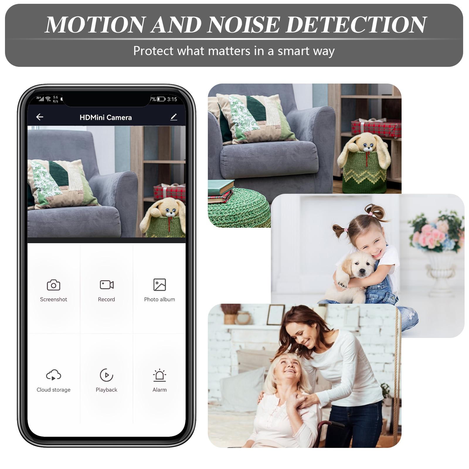 Detector de cámara oculta WiFi, cargador USB, cámara HD 1080P inalámbrica, mini cámara de niñera, cargador USB con detector de movimiento, sin audio para el hogar, cargador de seguridad para el hogar