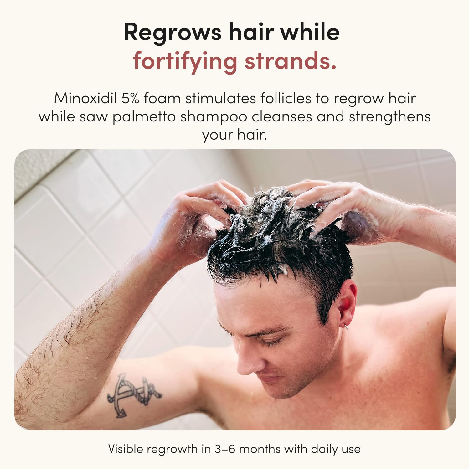 hims Thick Fix Shampoo & 5% Minoxidil Foam Solution Set