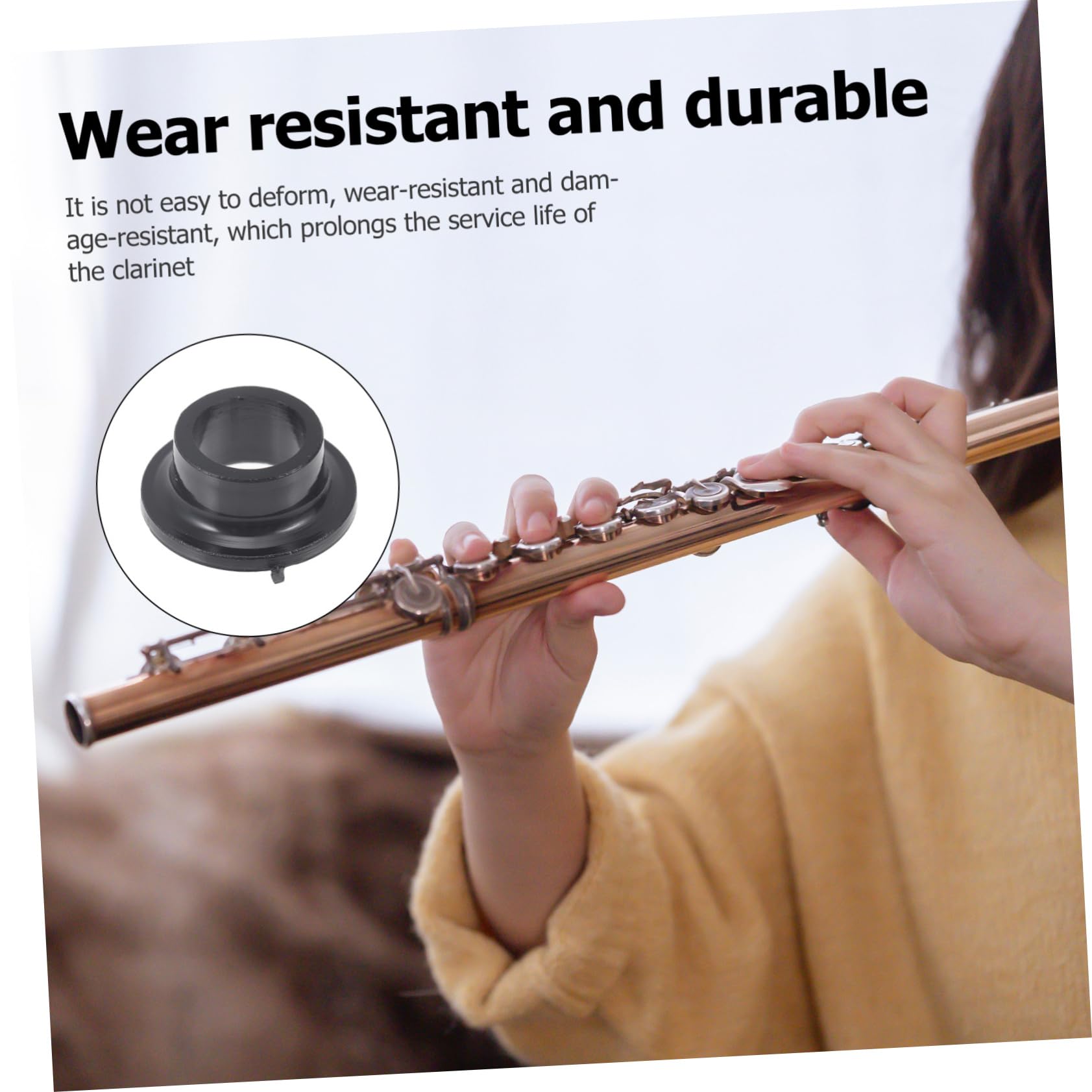 SUPVOX 3sets Practical Clarinet Voice Mouths Plastic Material Basic Needs Clarinet Accessories 10pcs*3