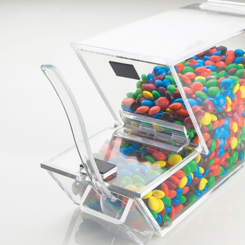 Cal-Mil 927-H Stackable Topping Dispenser, 4" W x 11" D x 7" H, Clear