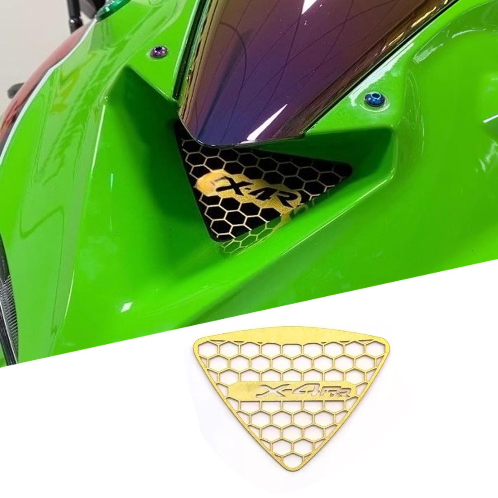Amazon | FOR ZX-4R ZX-4RR zx4r zx4rr アクセサリー エアインテーク