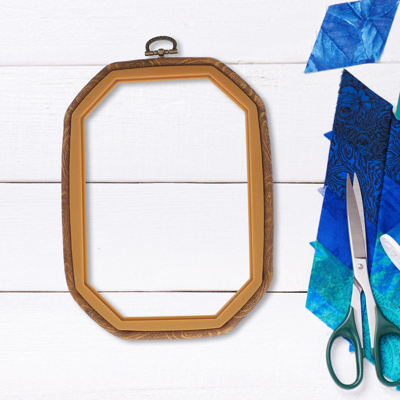 Anneome 3piezas Bastidor de Bordado de Punto de Cruz Juego de Aros de Bordado Reutilizables de Plástico para Proyectos de Costura DIY y Decoración del Hogar