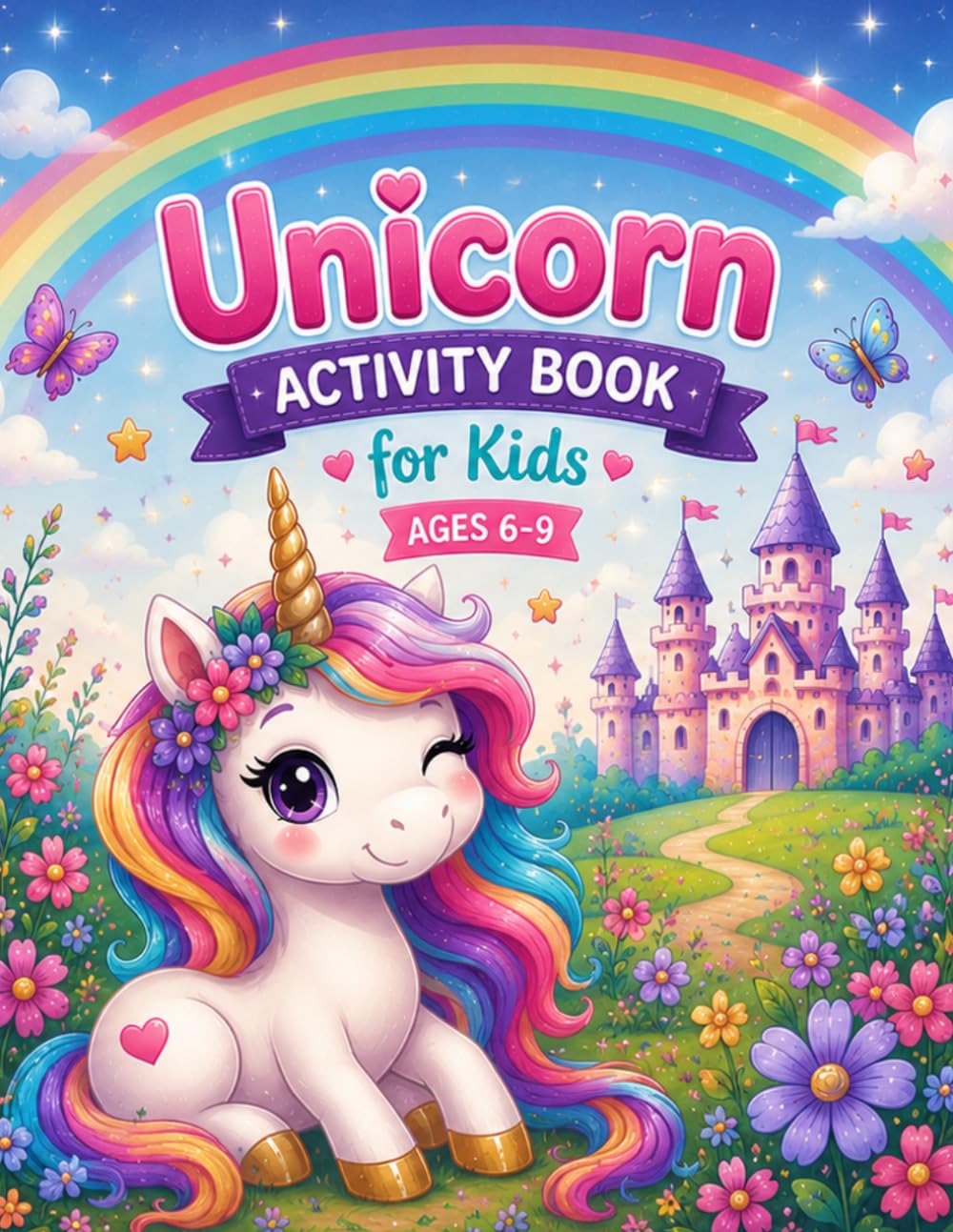 Unicorn Activity Book for Kids Ages 6-9: Fun and Educational Activities to Inspire Creativity and Learning