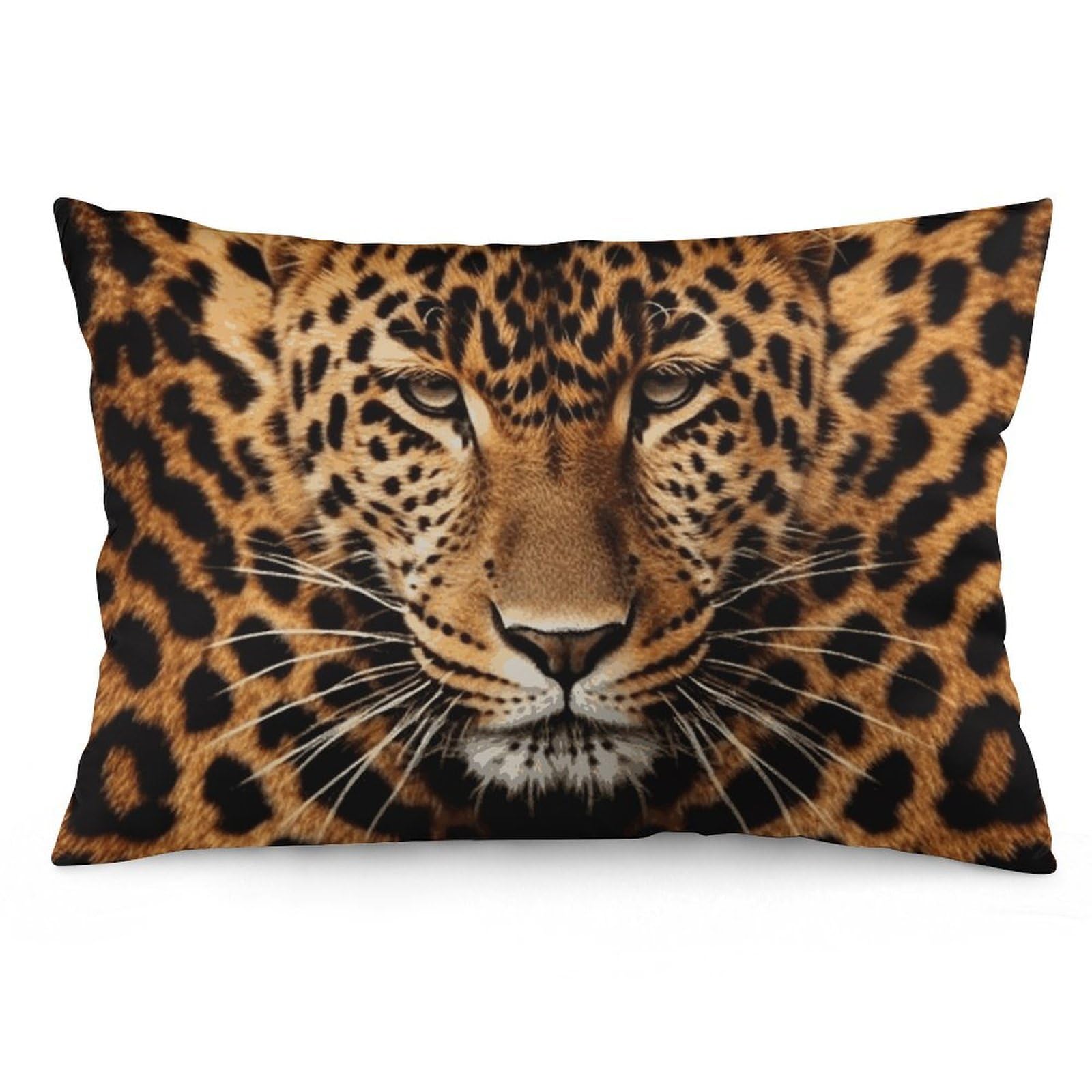 NTVOWPZO 2 Pack Decoration Throw Pillow Covers 12 "x20 Pillowcases Covers Depict A Leopard Pillowcases Modern Farmhouse Home Decor Sofa Cushions Covers for Couch Bed Living Room