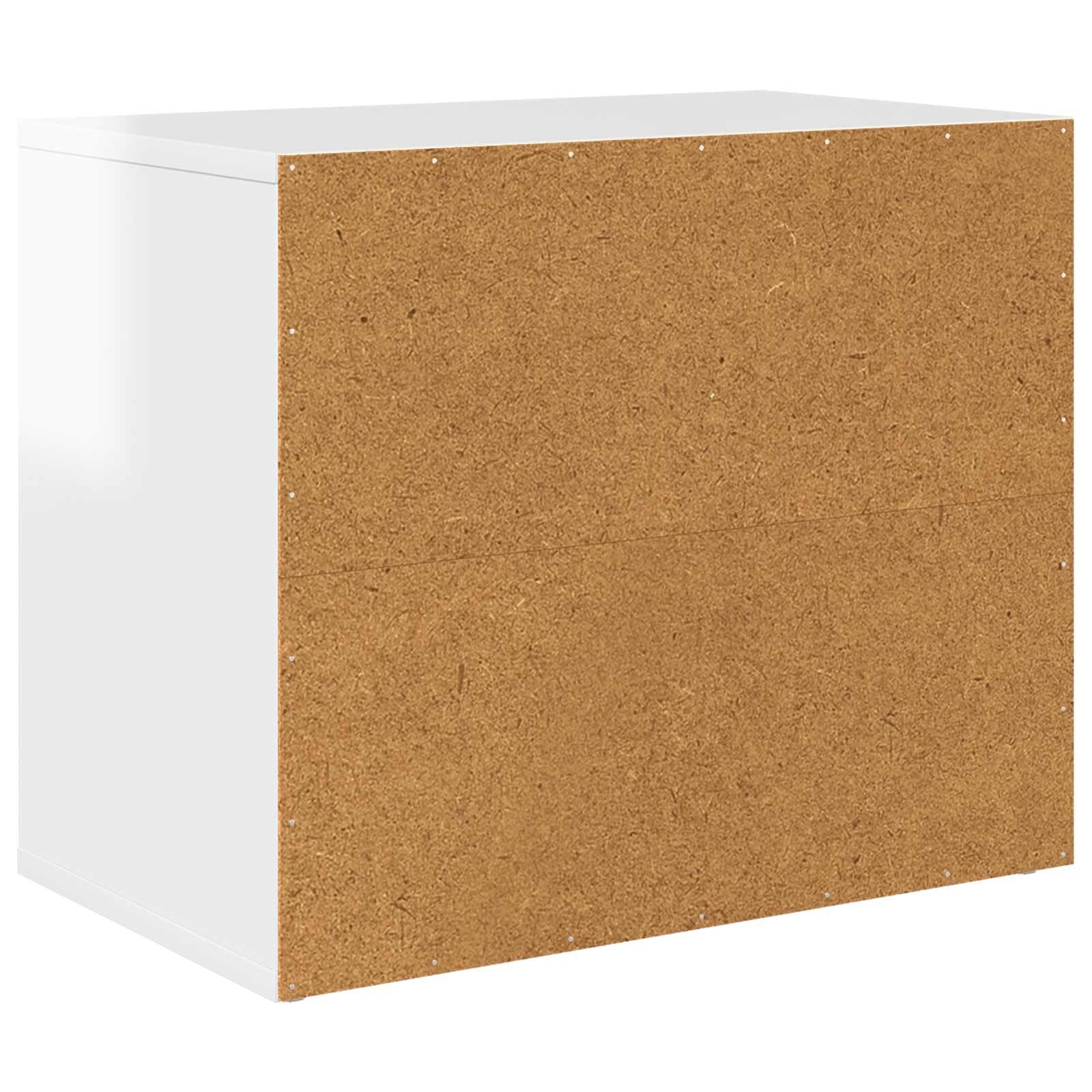 vidaXL Koty Dom Błyszcząca biel 51 x 30 x 42,5 cm Drewno inżynieryjne