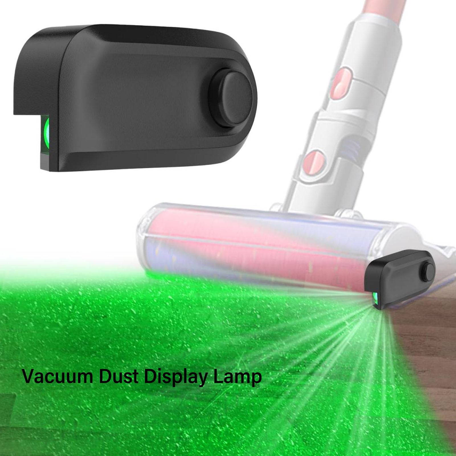 Lámpara de Visualización de Polvo de Aspiradora, Luz de Visualización de Polvo de Aspiradora USB para, Accesorio de Luz de Aspiradora Universal Impermeable que Revela Polvo