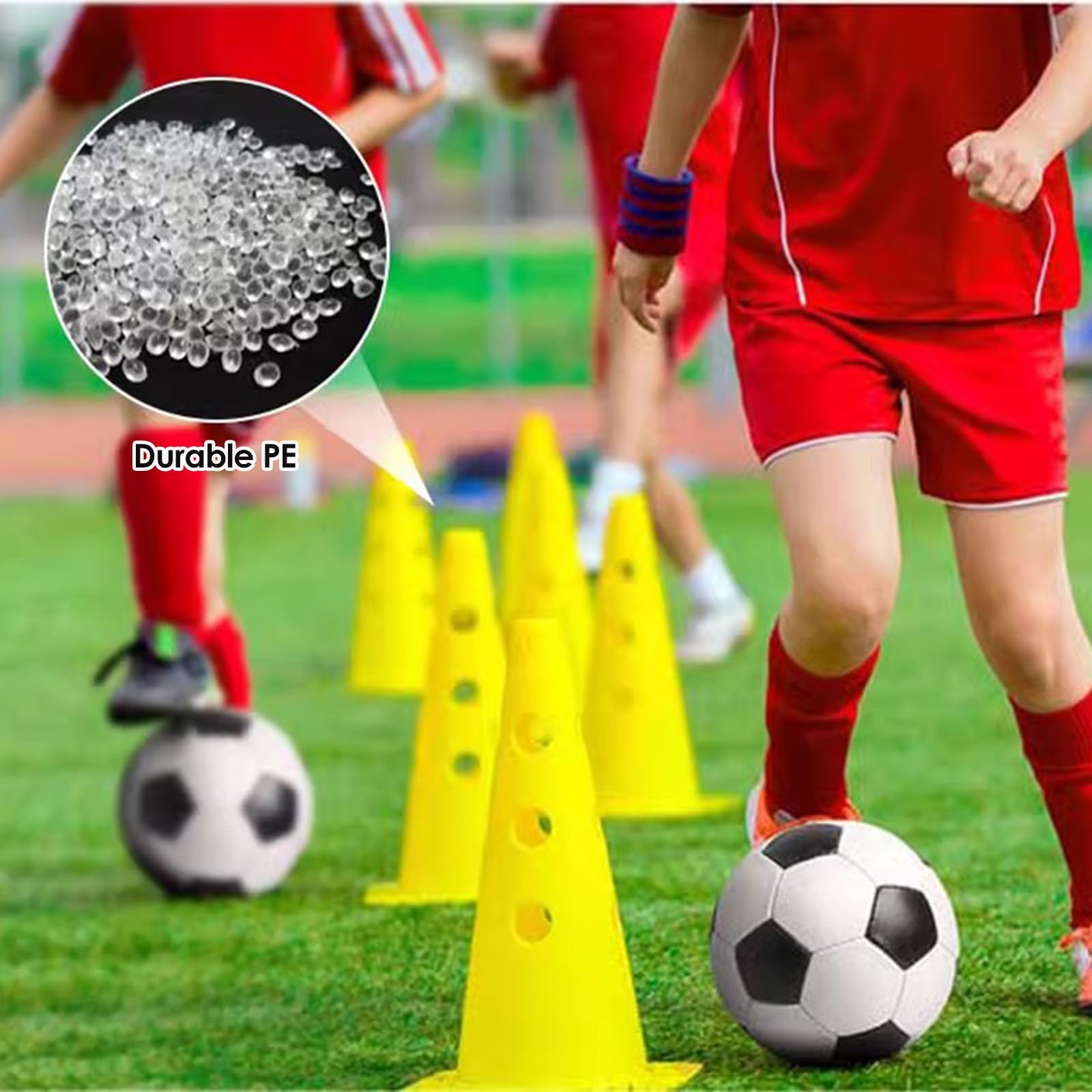 Vallas Entrenamiento Juego de barras de saltar Profesional Juego De Conos Para Vallas, Ajustable Conos De Entrenamiento Y Postes De Agilidad, Equipo De Práctica Multideporte Para Niños Mascotas Adulto