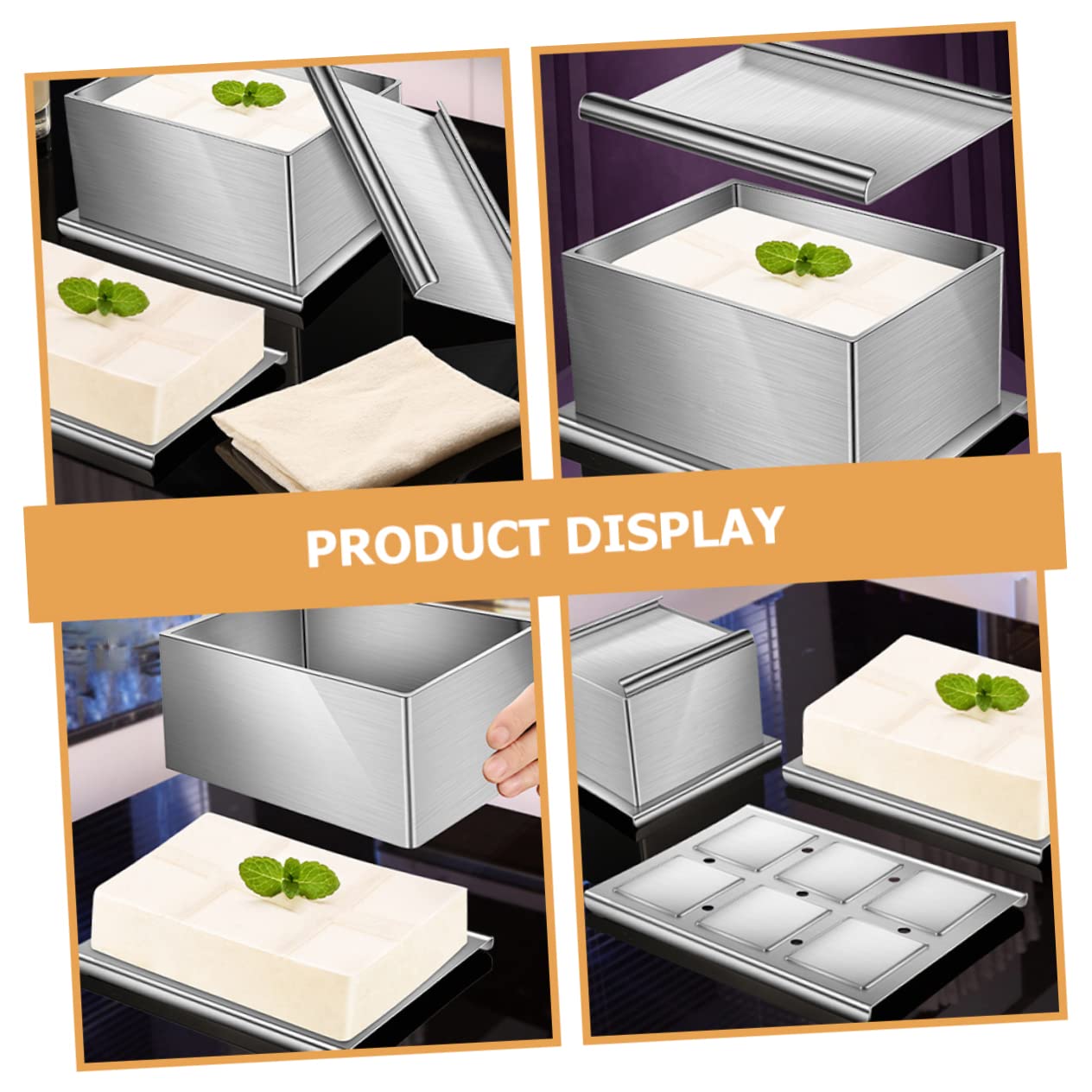 Cabilock Molde Para Tofu Prensador De Tofu Casero Herramienta De Acero Inoxidable