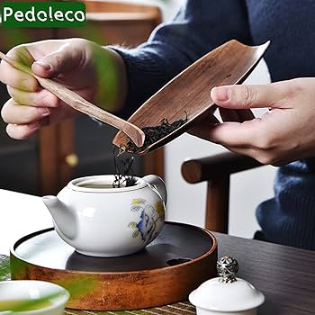 Amazon | Pedoleco 茶道具 茶さじ+茶杓 2点セット 和風 手作り