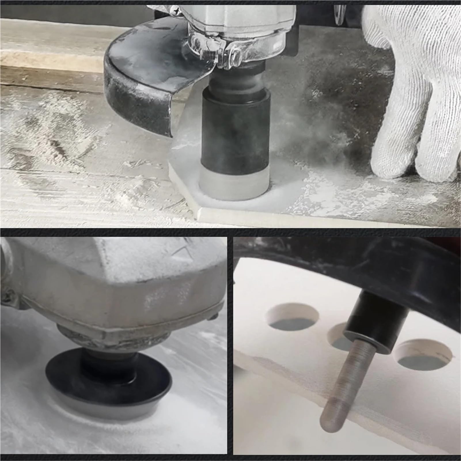 Compatible con el kit de sierra perforadora Diamond Core con adaptador
