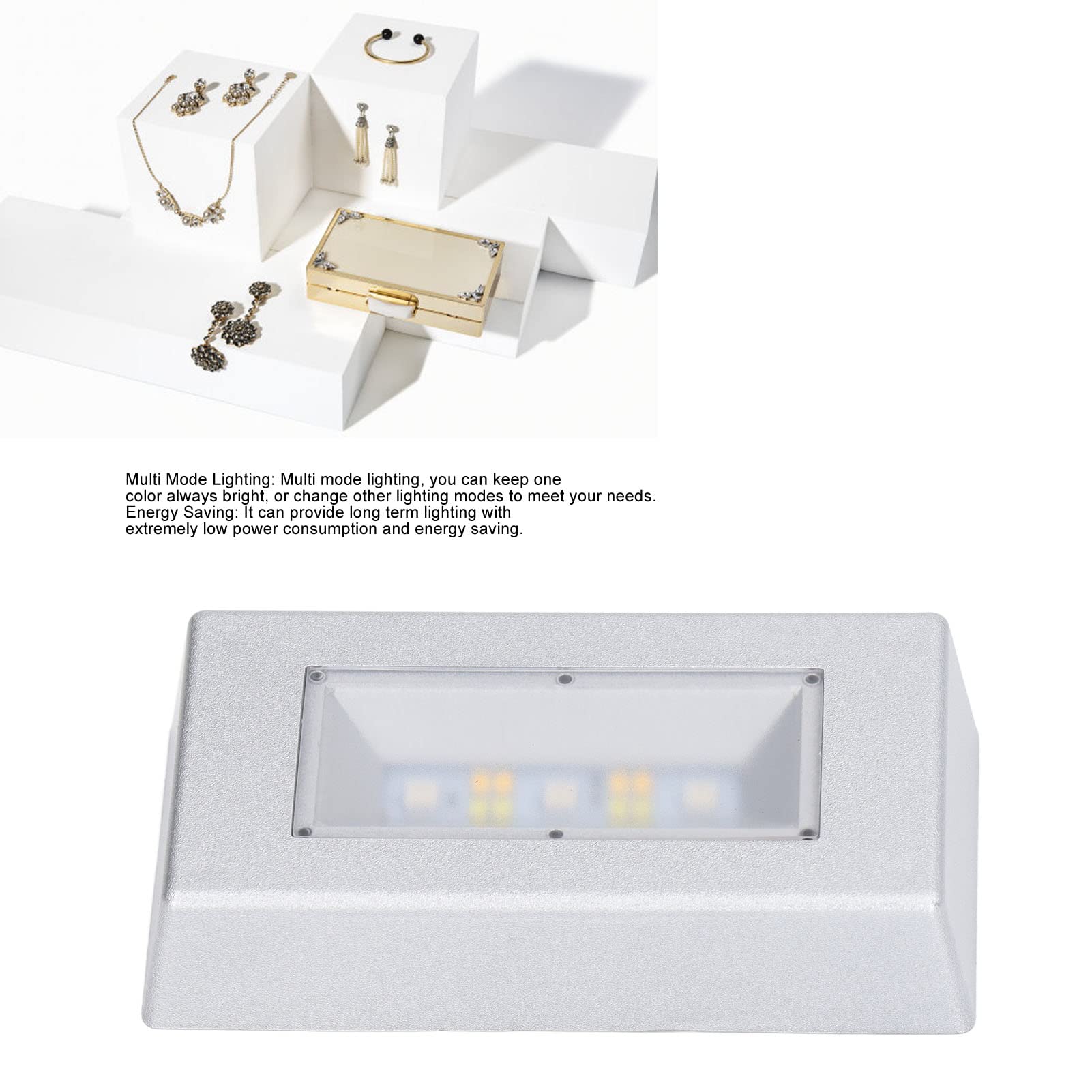 LED Display Base,Color Show Stand Lighted Display Plate Rectangle Display Pedestal for 3D Crystal Glass Art - Image 4