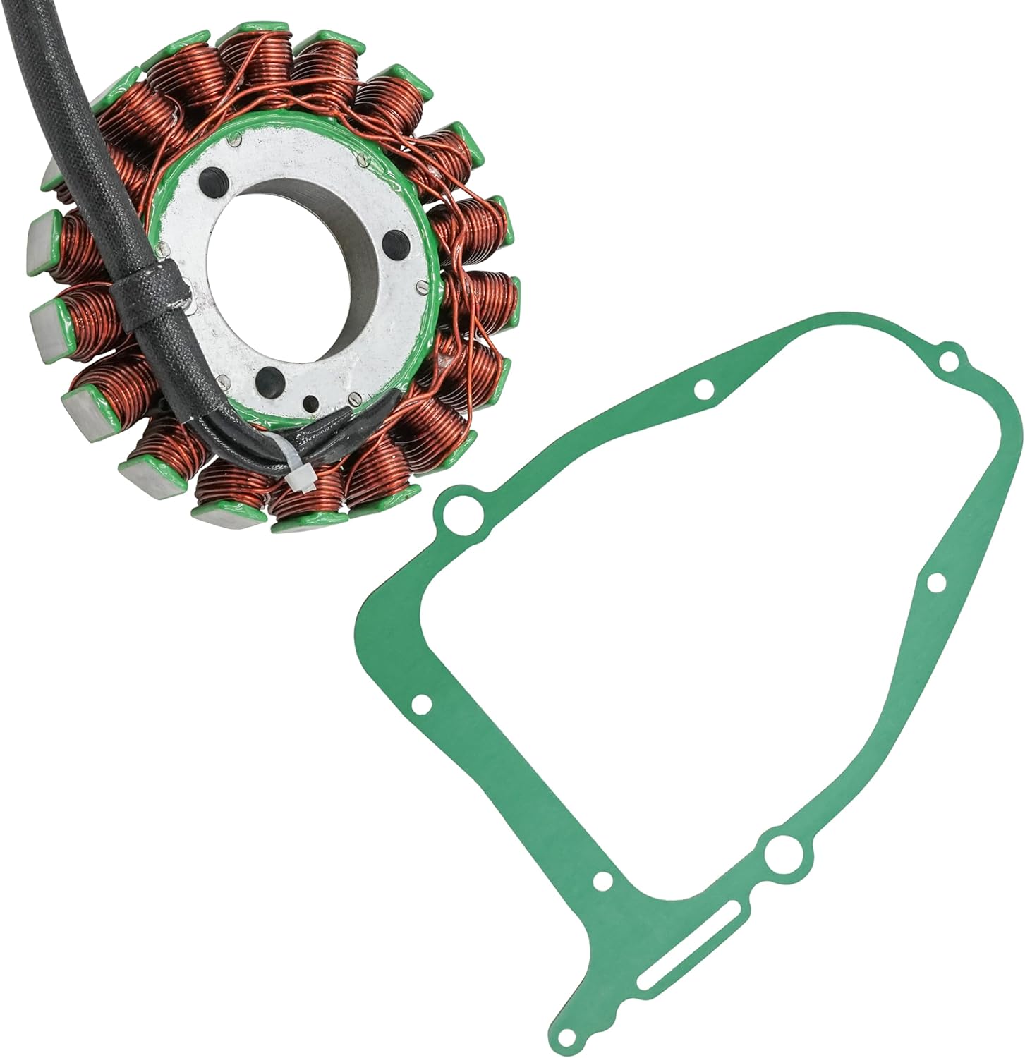 Caltric Stator and Gasket Compatible with Suzuki GZ250 1999 2000 2001 2002 2003 2004 2005 2006 2007 2008 2009 2010
