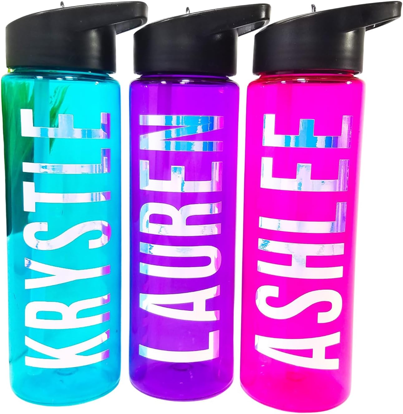 Personalized Water Bottle, Back to School Bottle, Kids Sport Bottle, Plastic Sports Bottle with Name, Vinyl Decal, Bebas