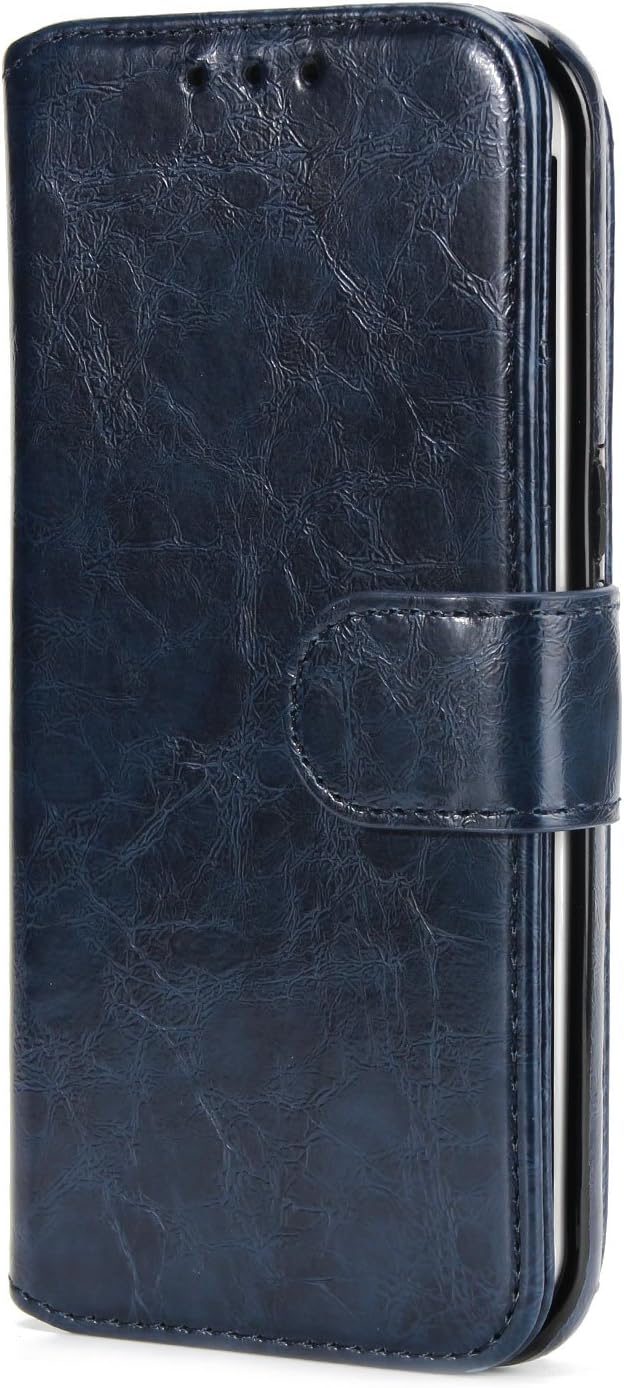 UEEBAI Case for Galaxy S7 Edge,Premium Folio PU Leather Wallet Case with [Detachable] [Magnetic Closure] [Card Slots] Stand Function Full Protection Flip Cover Case for Samsung Galaxy S7 Edge - Blue