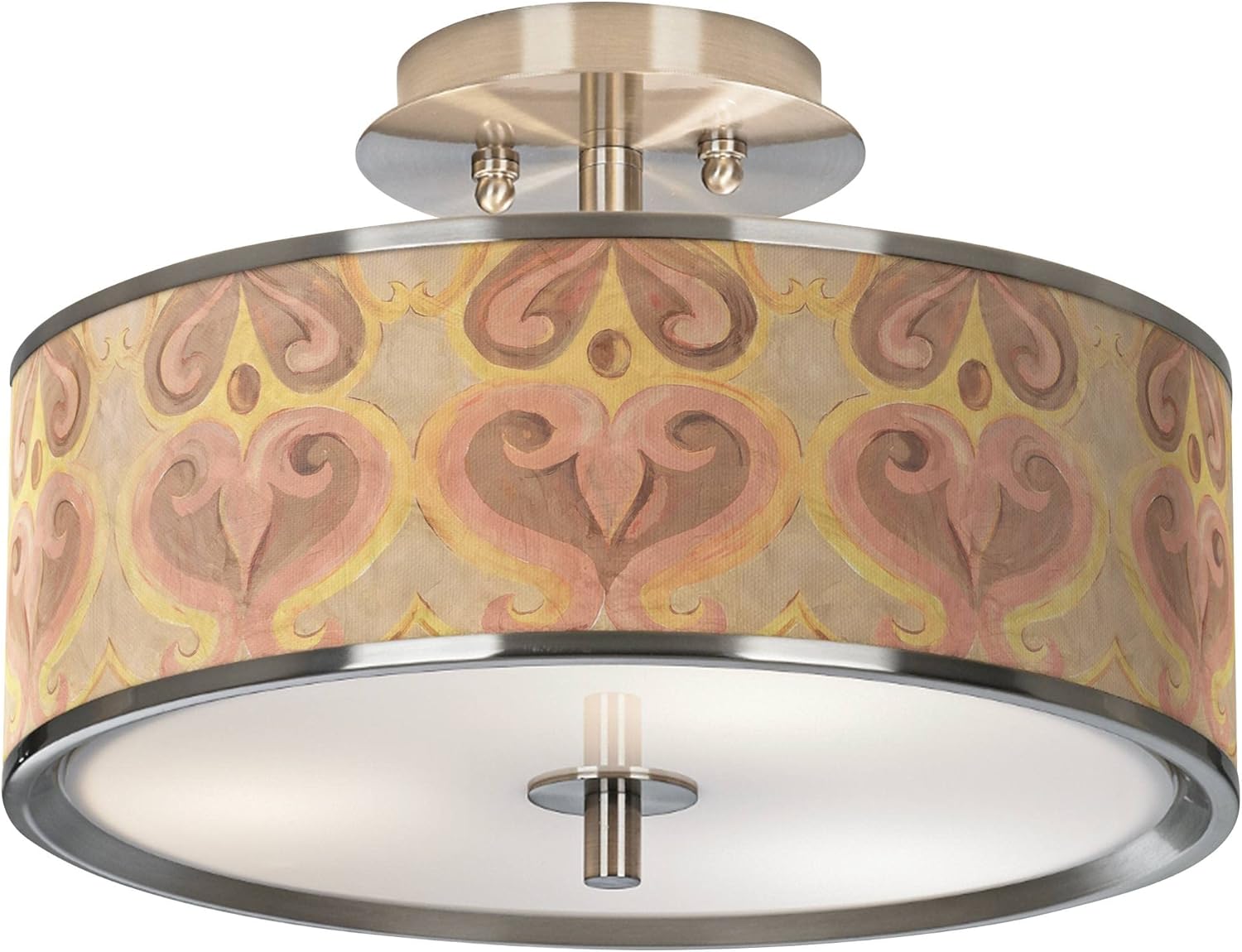 Giclee Glow Aurelia 14" Wide Ceiling Light with Print Shade
