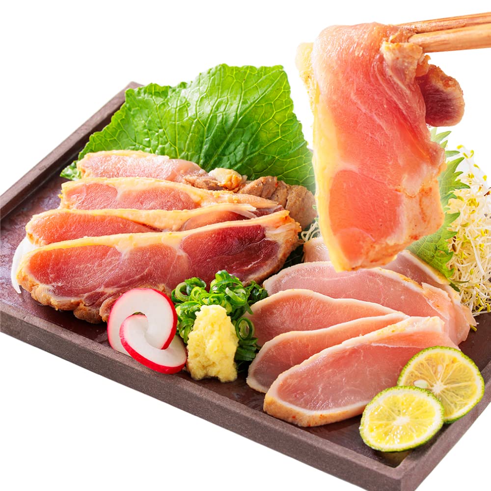 Amazon.co.jp: 九州産 国産 鶏たたき食べ比べ セット 柑橘ポン酢