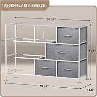 Vista 66 de Sorbus Cómoda con 8 cajones - Mueble para almacenar ropa para niño, para dormitorio, pasillo, clóset, oficina – Marco de acero, parte superior