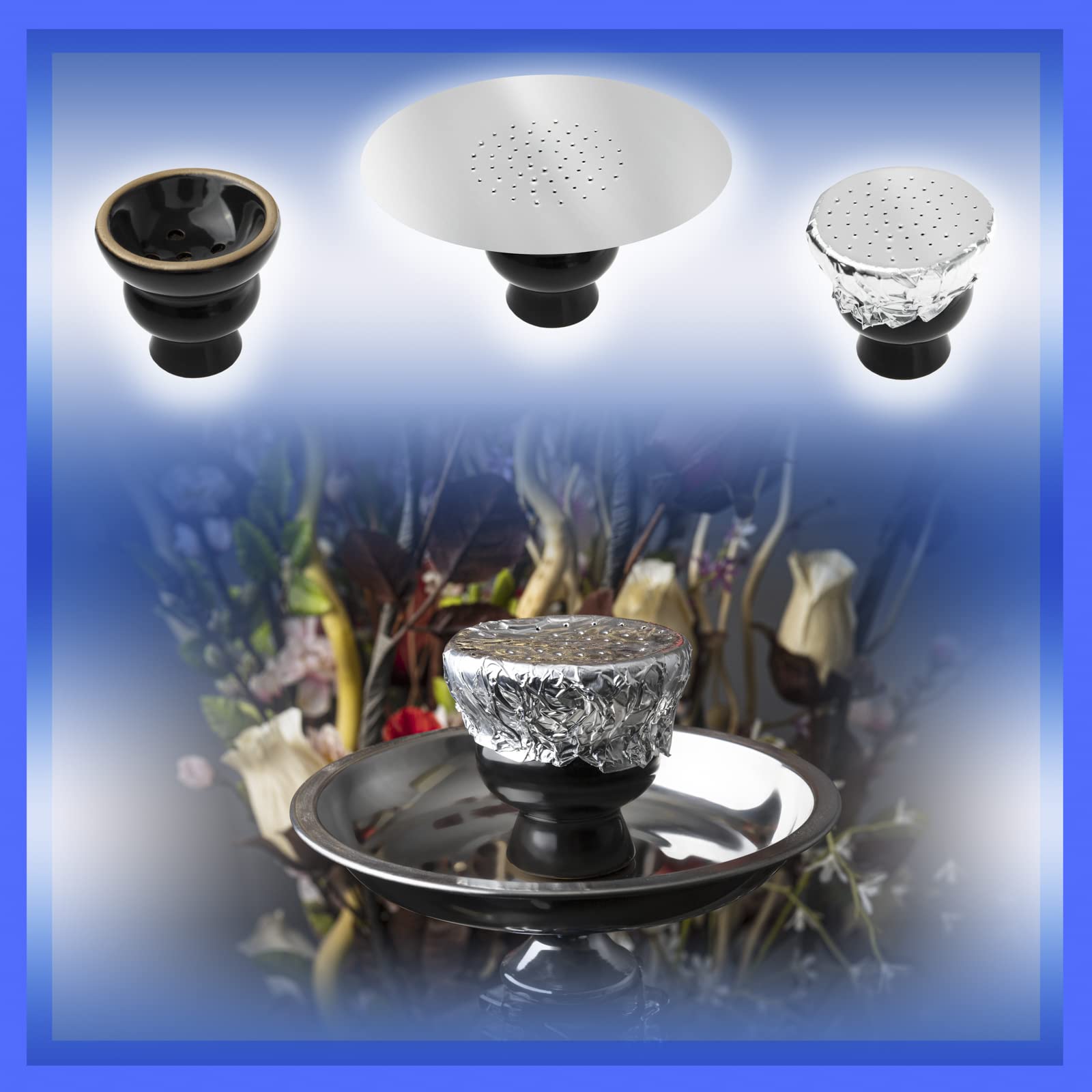 50,100,200 Hole Hole Hole Shisha Folia aluminiowa do fajki wodnej do miski fajki wodnej