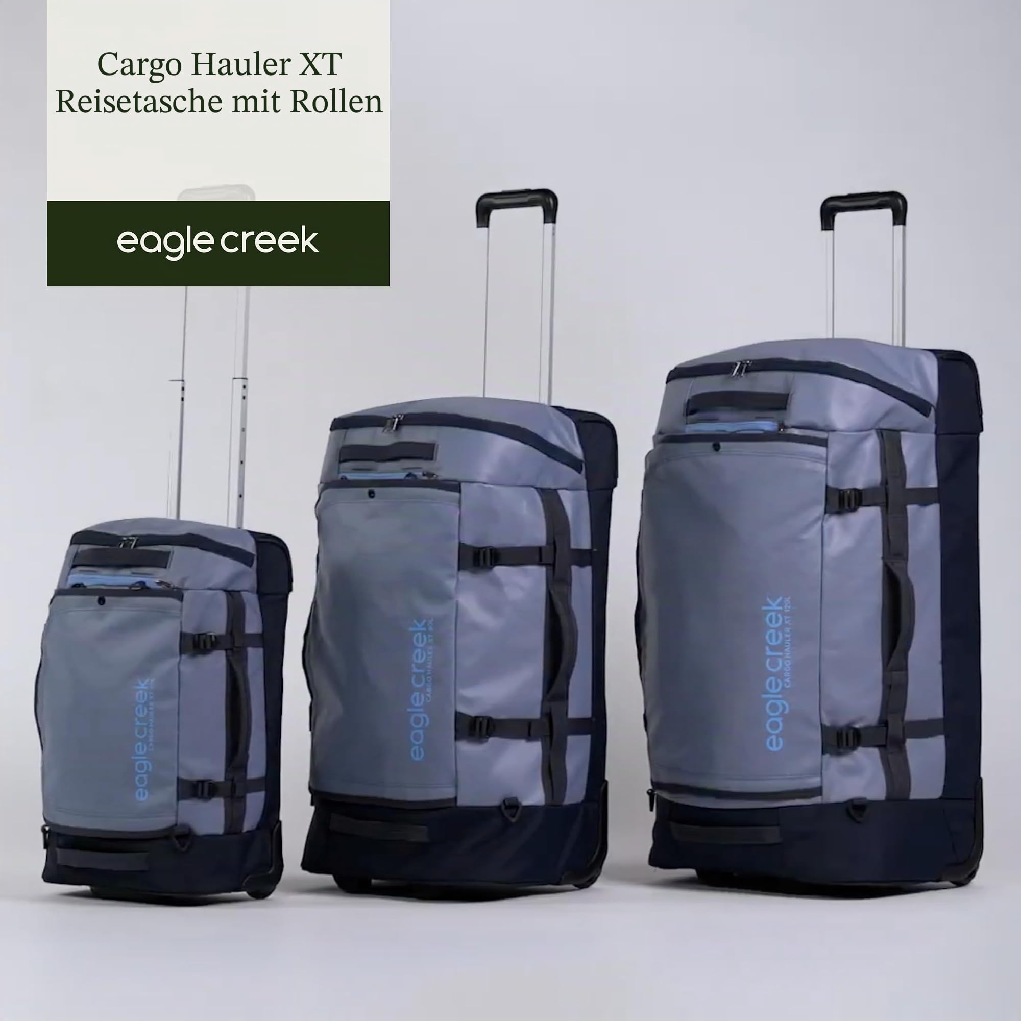 Eagle Creek Cargo Hauler XT Wheeled Duffel 90L 2 Rollen 34x38x73 cm Charcoal