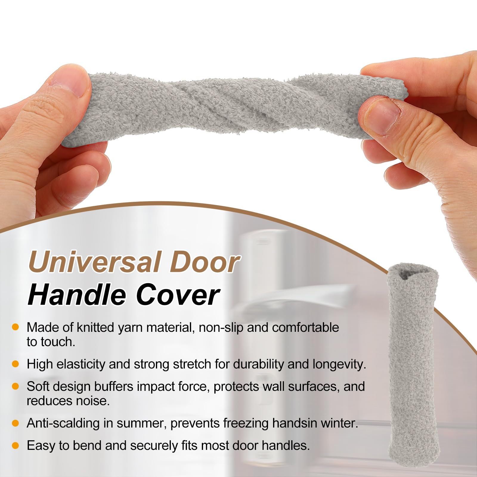 PATIKIL Knitted Door Handle Cover - Image 3