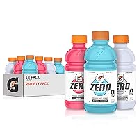 Vista 8 de Gatorade G Zero bebida deportiva, ponche de frutas, variedad de naranja y uva, 12 fl oz (paquete de 18)