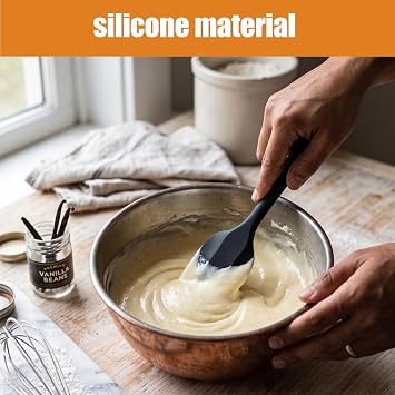 21 cm Silicone Spatula Mini Heat Resistant Flexible Seamless Kitchen Aid Baking Cooking Scraping Stirring Small Container
