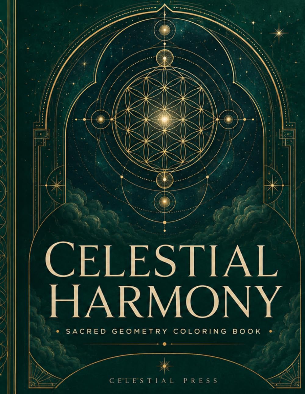 Celestial Harmony: Sacred Geometry Coloring Book
