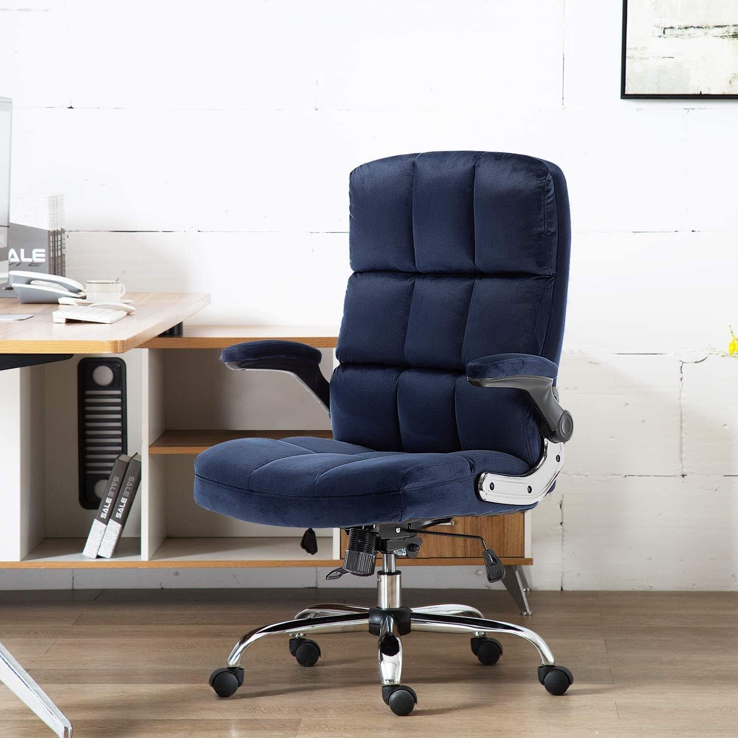 Buy Kerms Velvet Office Chair Adjustable Tilt Angle And Flip Up Arms Executive Computer Desk Chair Buy Kerms Velvet Office Chair Adjustable Tilt Angle And Flip Up Arms Executive Computer Desk Chair
