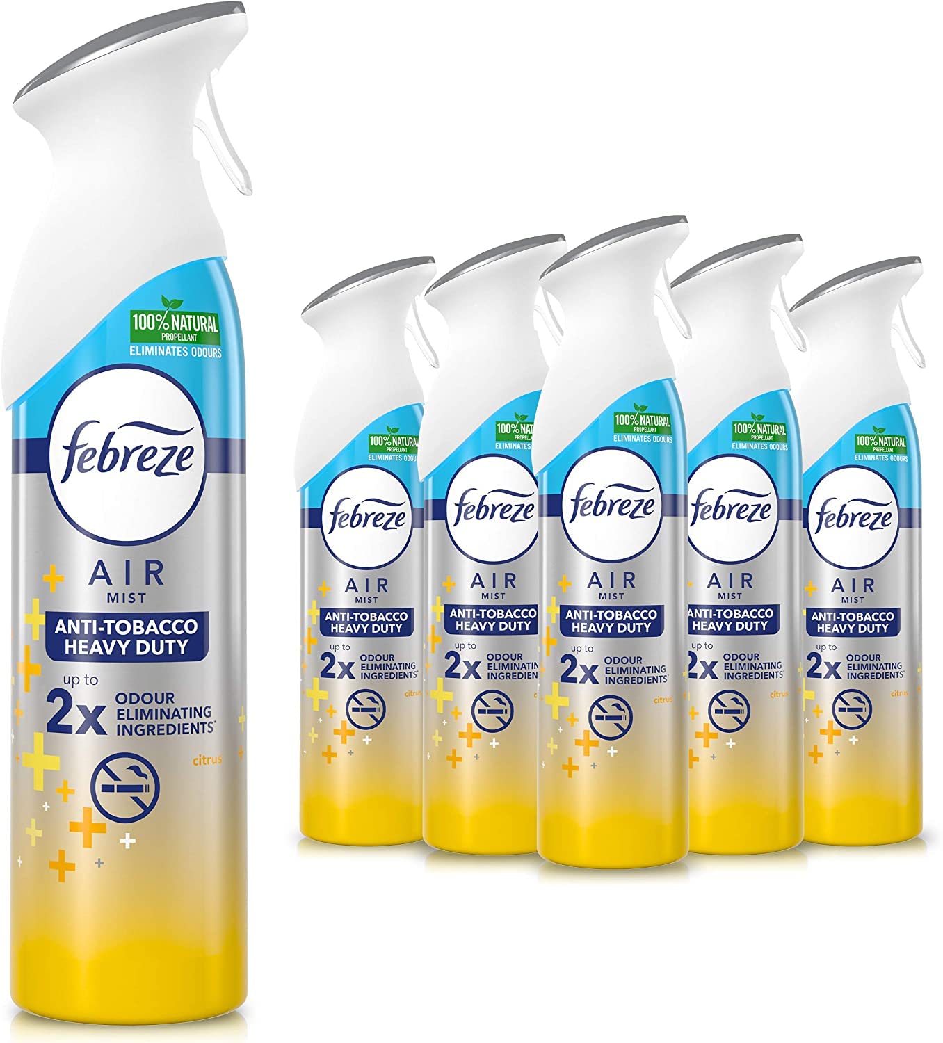 Febreze Air Freshener Anti-Tobacco Spray 300 ml Pack of 6 : Amazon.nl:  Health & Personal Care