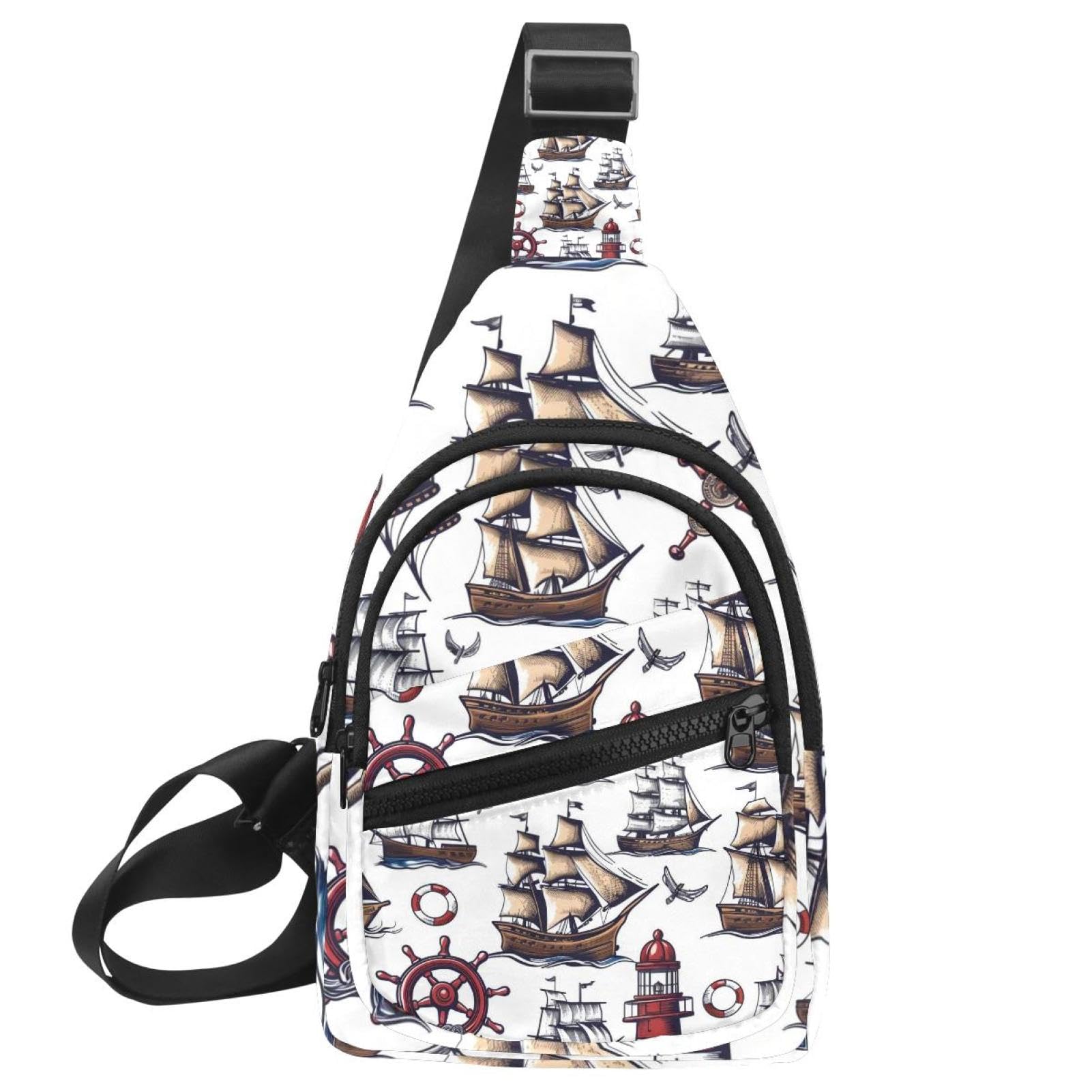 Mochila cruzada náutica para correr y hacer senderismo en tus escapadas de fin de semana 7