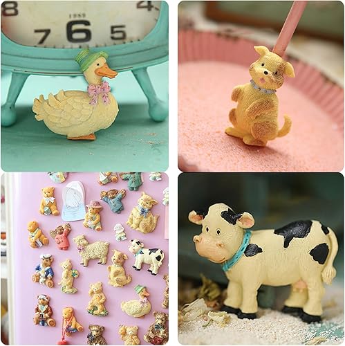 Miniatura 4 de Moldes de silicona para dulces de animales, moldes de chocolate de pato y perro, moldes de cocina para hornear para decoración de pasteles,