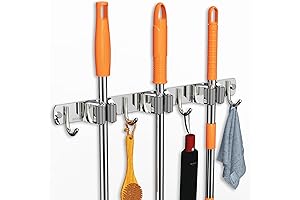 Mop and Broom Holder Wall Mount - The Ultimate Home Organization Solution