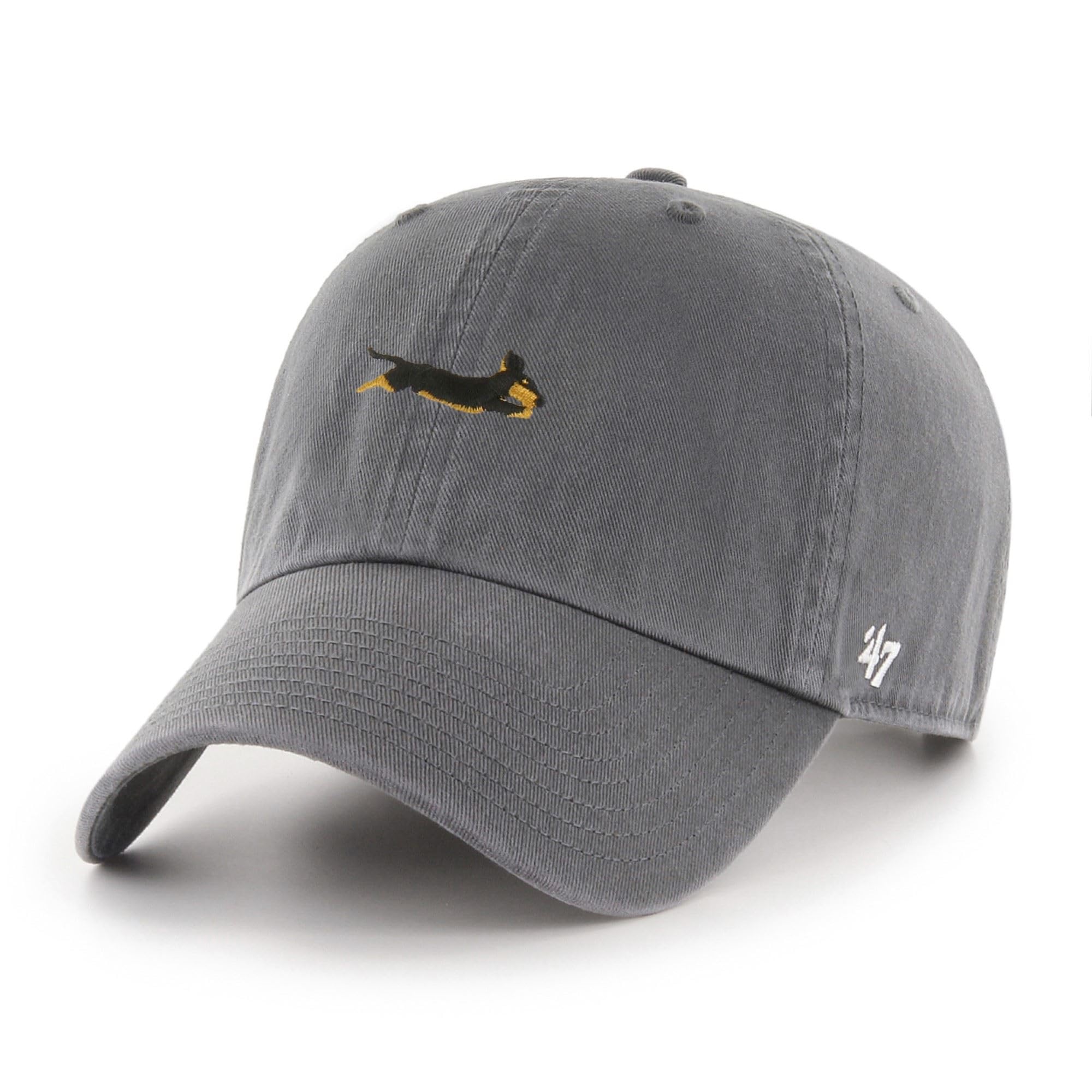 47 Brand Adjustable Clean UP Cap - Dog ICON Dachshund Charcoal