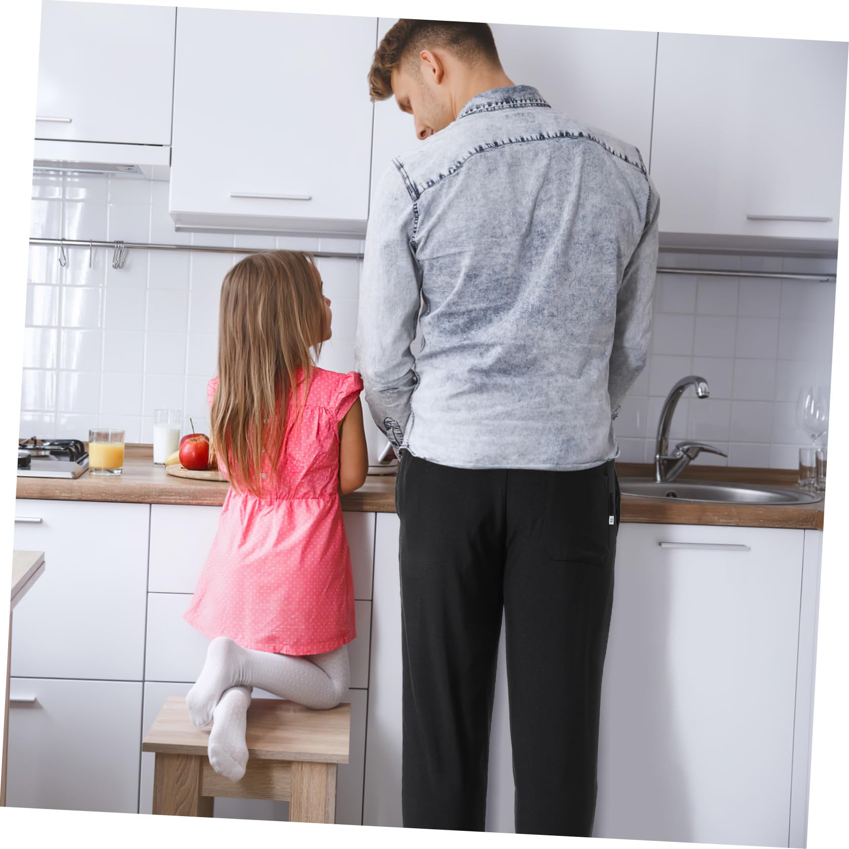 Pantaloni da per Chef in Poliestere Traspiranti e Resistenti S Nero Uniforme Canteen per Cucina Professionale e Facili da Lavare