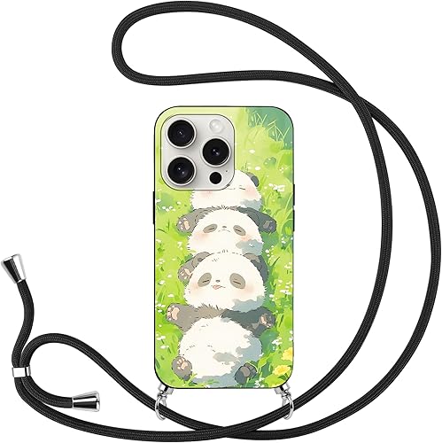 Yimctoie Funda con Cuerda para Samsung Galaxy A15 5G 6.5", Lindo Anime Carcasa S