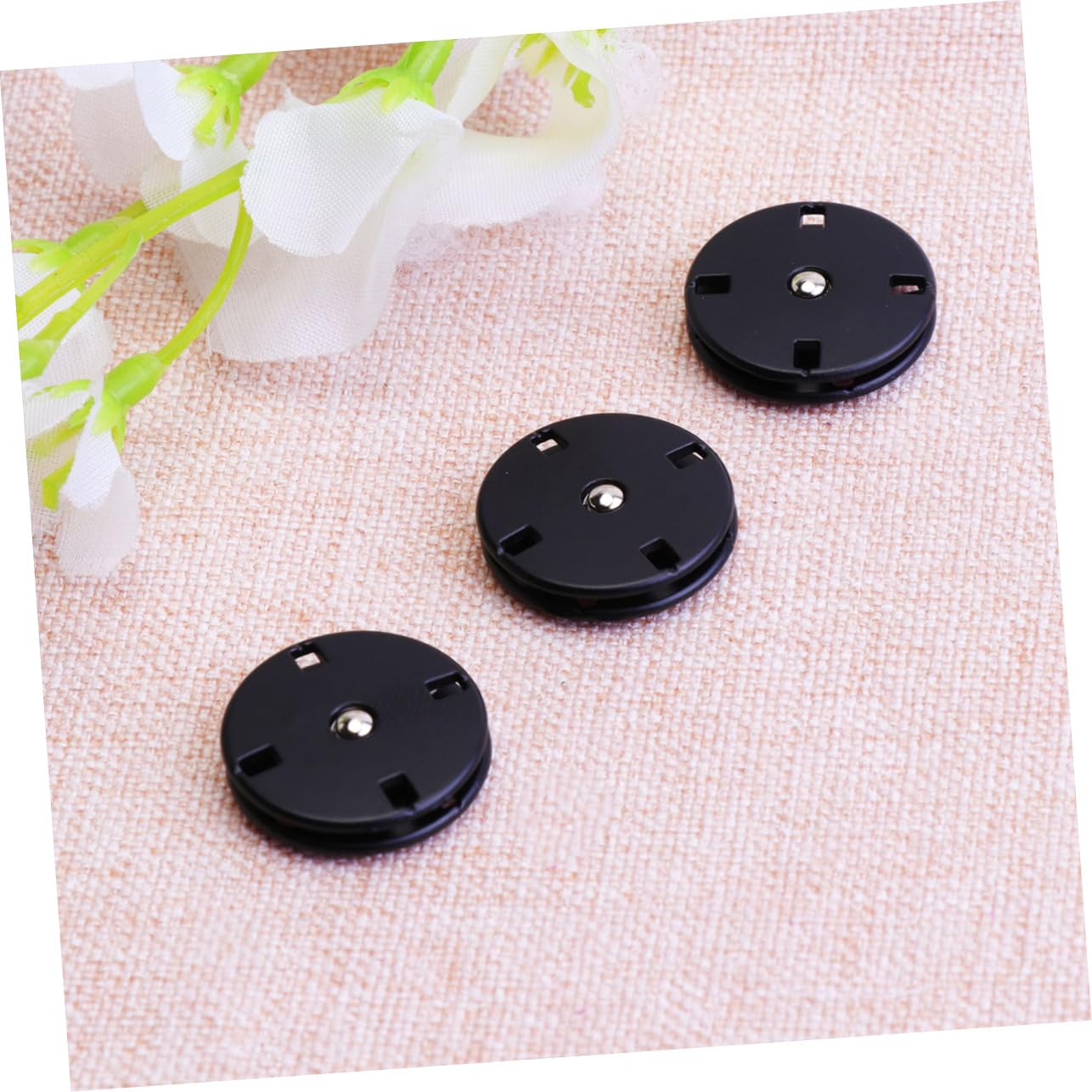 SHINEOFI 30 Piezas botones de presión de metal broches magnéticos broches para coser botones a presión botones decorativos botones de ropa botón de metal de traje invisible suite remache
