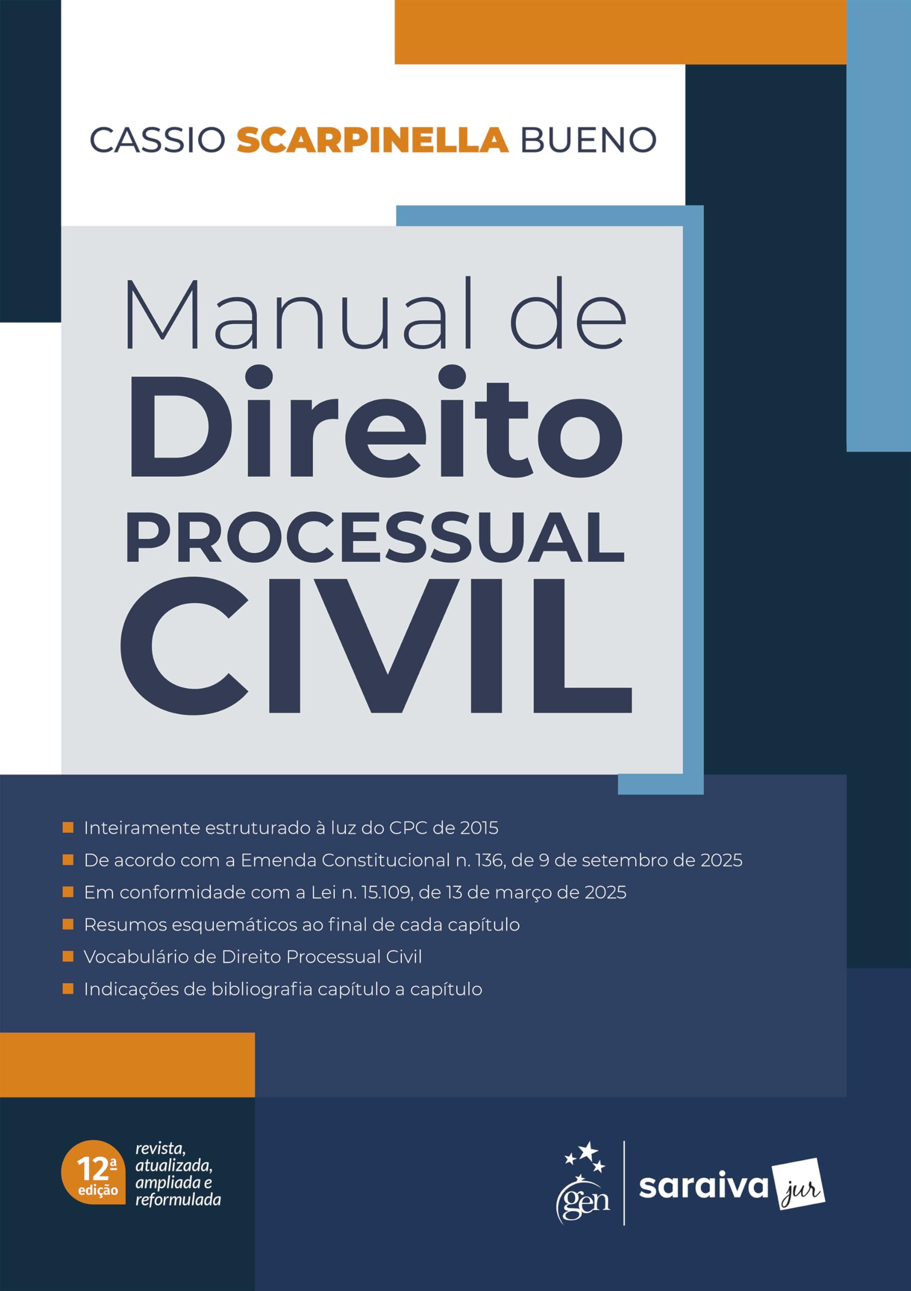 Manual de Direito Processual Civil - 12ª Edição 2026 | Amazon.com.br